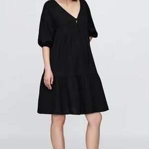 GAP | Maternity Crinkle Gauze Tiered Dress